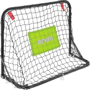 Enero ZESTAW 2 BRAMEK METALOWYCH Z SIATKĄ PIŁKA POMPKA 60X45X24CM ENERO 7