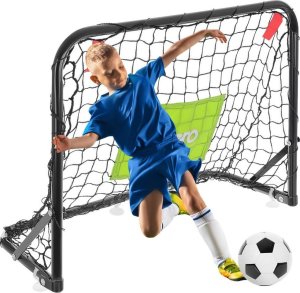 Enero ZESTAW 2 BRAMEK METALOWYCH Z SIATKĄ PIŁKA POMPKA 60X45X24CM ENERO 8