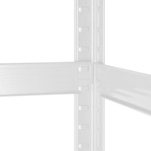 Rebel Regał metalowy magazynowy 180x90x40 biały Rebel 7