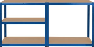 Rebel Tools Regał metalowy magazynowy 180x90x40 niebieski 6