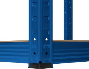 Rebel Tools Regał metalowy magazynowy 180x90x40 niebieski 9