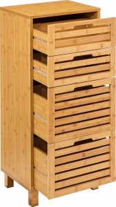 5five Szafka łazienkowa stojąca wysoka SICELA, z 4 szufladami, 40 x 30 x 97,5 cm 2