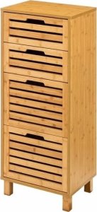 5five Szafka łazienkowa stojąca wysoka SICELA, z 4 szufladami, 40 x 30 x 97,5 cm 5