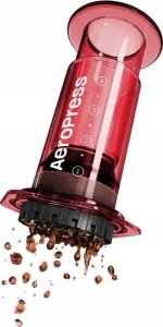 Aero Press AeroPress Clear Red - Zaparzacz do kawy czerwony 2