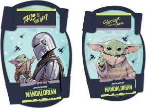 Upominkarnia OCHRANIACZE ROWEROWE NA KOLANA I ŁOKCIE STAR WARS MANDALORIAN 1