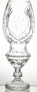 Crystal Julia Crystal Julia Wazon puchar kryształowy miejsce na grawerunek 39,5 cm 1