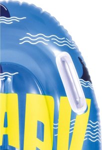 JiLong DMUCHANA DESKA DO PŁYWANIA 100X50CM REKIN 35017 NIEBIESKI 6