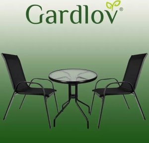 Gardlov Zestaw mebli balkonowych- stolik + 2 krzesła 23461 14