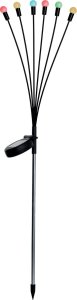 Saska Garden LAMPA SOLARNA TAŃCZĄCE NA WIETRZE KULECZKI KOLOROWE 6 LED 72CM 2
