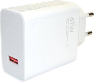 Ładowarka Xiaomi XIAOMI ORYGINALNA ŁADOWARKA MDY-14-EW 67W QC 3.0 + KABEL USB-USB-C 6A BIAŁA BULK standard 2