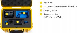 Walizka foto B&W International action.case PP.23 pink for Insta360 X3 6