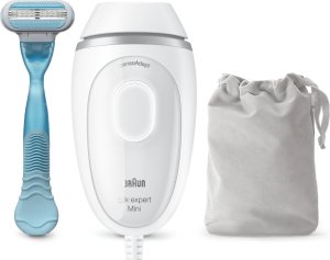 Depilator Braun Braun Silk-expert Mini PL1124, hair remover (white/silver, incl. bag + Venus Smooth) 3
