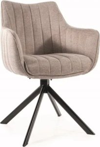 Signal Krzesło tapicerowane AZALIA Brego jasno beżowe 7