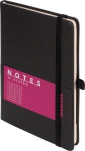 Antra Notes Memofix B6 kratka czarny 1