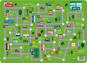 Derform Podkładka laminowana Ruch Drogowy DERFORM 2