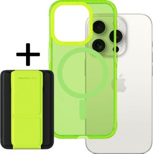 Etui Amazing Thing Etui Titan Pro Neon Mag Wallet Case Ip156.1Ptwgn Do Iphone 15 Pro Zielony Z Podstawką 1