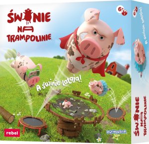 Rebel REBEL Świnie na Trampolinie Pigs on Trampoline PL 1