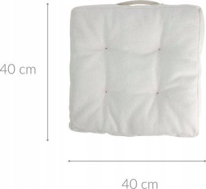 Home Styling Collection Poduszka na krzesło pikowana, z uchwytem, 40 x 40 x 6 cm 2