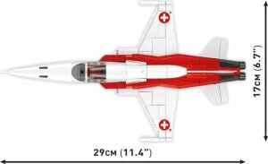 Cobi 5857 Armed Forces Northrop F-5E Tiger II 351 klocków 6