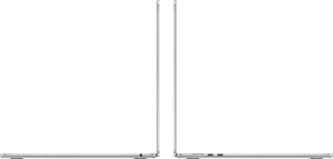 Laptop Apple MacBook Air 15" Silver/M3-8C-CPU,10C-GPU/16GB/256GB SSD/BKey-ID-Deutsch/35W Dual USB-C Power 2