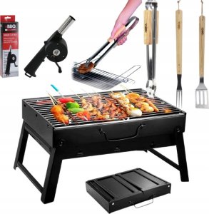 ProGarden Składany grill węglowy, prostokątny 6