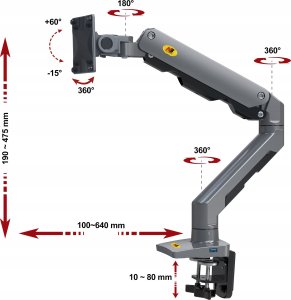 NB NP G60 27'-45'(vesa iki 10*10,iki 16 kg) 3