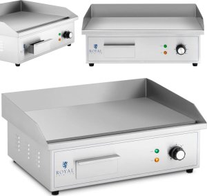 Royal Catering Grill elektryczny płyta grillowa gładka 530 x 350 mm 3000 W Grill elektryczny płyta grillowa gładka 530 x 350 mm 3000 W 1