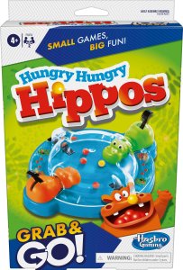 Hasbro Travel game Hungry Hungry Hippos Grab&Go 1