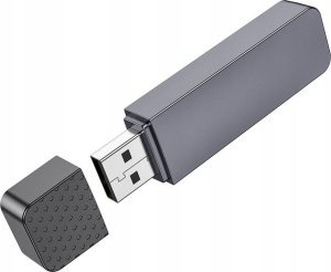 Czytnik Hoco HOCO czytnik kart pamięci 2w1 USB A 3.0 HB45 szary 3