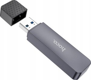 Czytnik Hoco HOCO czytnik kart pamięci 2w1 USB A 3.0 HB45 szary 7