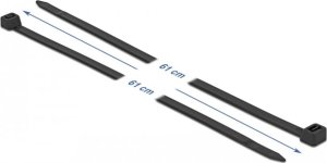 Organizer Delock DELOCK KBI UV-beständig L 610 x B 9,0 mm schwarz 10 Stück 2