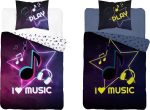 Detexpol  Pościel 140 x 200 2cz FLUO Młodzieżowa Jaime 4728A 2