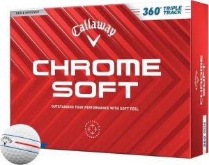 CALLAWAY morele Piłki golfowe CALLAWAY CHROME SOFT 2024 (białe, 360 TripleTrack) 1