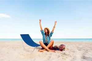 Malatec Leżak plażowy - turystyczny składany 23563 11