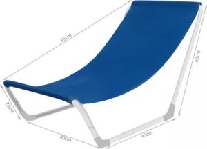 Malatec Leżak plażowy - turystyczny składany 23563 10