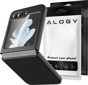 Alogy Etui Do Samsung Galaxy Z Flip 5 Case Thin Obudowa Na Telefon Alogy Ochronne Matowe Czarny 1