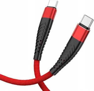 Kabel USB Vega USB-C - USB-C 2 m Czerwony (34974) 3