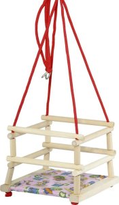 Huśtawka Galdrew Huśtawka drewniana z poduszką Bączek 05521 4