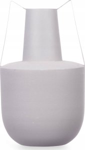 Gift Decor Wazon metalowy w pastelowym kolorze z uchwytami, 21 cm 2