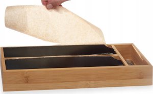 Kinvara Dozownik kuchenny z bambusa do folii spożywczej i aluminiowej, 13 x 40 x 7 cm 2