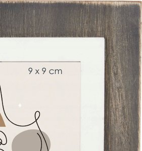 Ramka Gift Decor Ramka na 2 zdjęcia domek, stojąca, metal i MDF 2