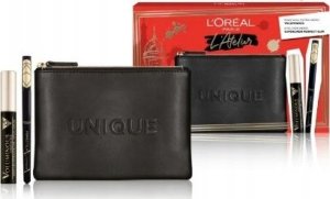 L OREAL Atelier Kit Set L'Oreal Paris: Lash Paradise, Volumizing & Lengthening, Mascara, Extra Black, 6.4 ml + Paradise, Kajal Eye Pencil, 1.2 g + Makeup Bag, Black For Women 6