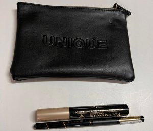 L OREAL Atelier Kit Set L'Oreal Paris: Lash Paradise, Volumizing & Lengthening, Mascara, Extra Black, 6.4 ml + Paradise, Kajal Eye Pencil, 1.2 g + Makeup Bag, Black For Women 7