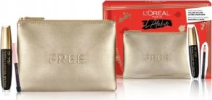 L OREAL Atelier Kit Set L'Oreal Paris: Volume Million Lashes, Volumizing & Lengthening, Mascara, Black, 8.9 ml + Paradise, Kajal Eye Pencil, 1.2 g + Makeup Bag, Gold For Women 3