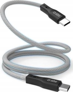 Kabel USB SBS Mobile SBS magnetisches USB-C zu USB-C Kabel 60W 1m grau 1