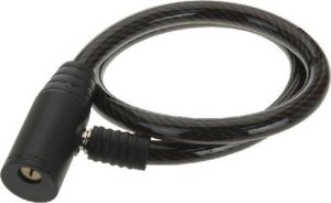 XQMax ZAPIĘCIE ROWEROWE XQMAX SPIRALNE NA KLUCZ 0,8x65CM CZARNE 4