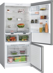 Lodówka Bosch KGN86VIEA Series 4, fridge/freezer combination (stainless steel) 3