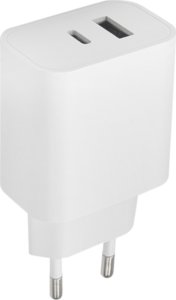 Ładowarka MaxLife  Maxlife ładowarka sieciowa PD QC MXTC-06 1x USB-C 1x USB 30W biała 8