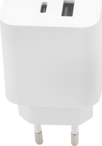 Ładowarka MaxLife  Maxlife ładowarka sieciowa PD QC MXTC-06 1x USB-C 1x USB 30W biała 9