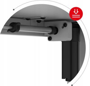 Biurko Huzaro Hero 7.9 White Białe 100 cmx60 cm 5